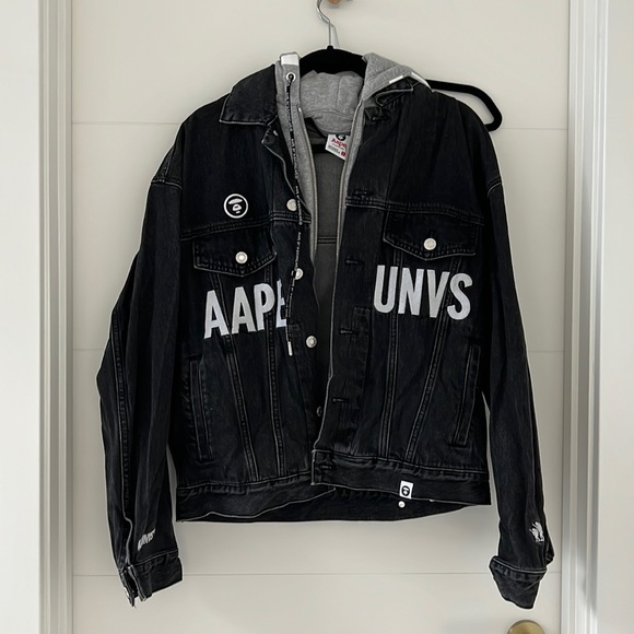 Aape by bathing ape denim jacket - Picture 1 of 6